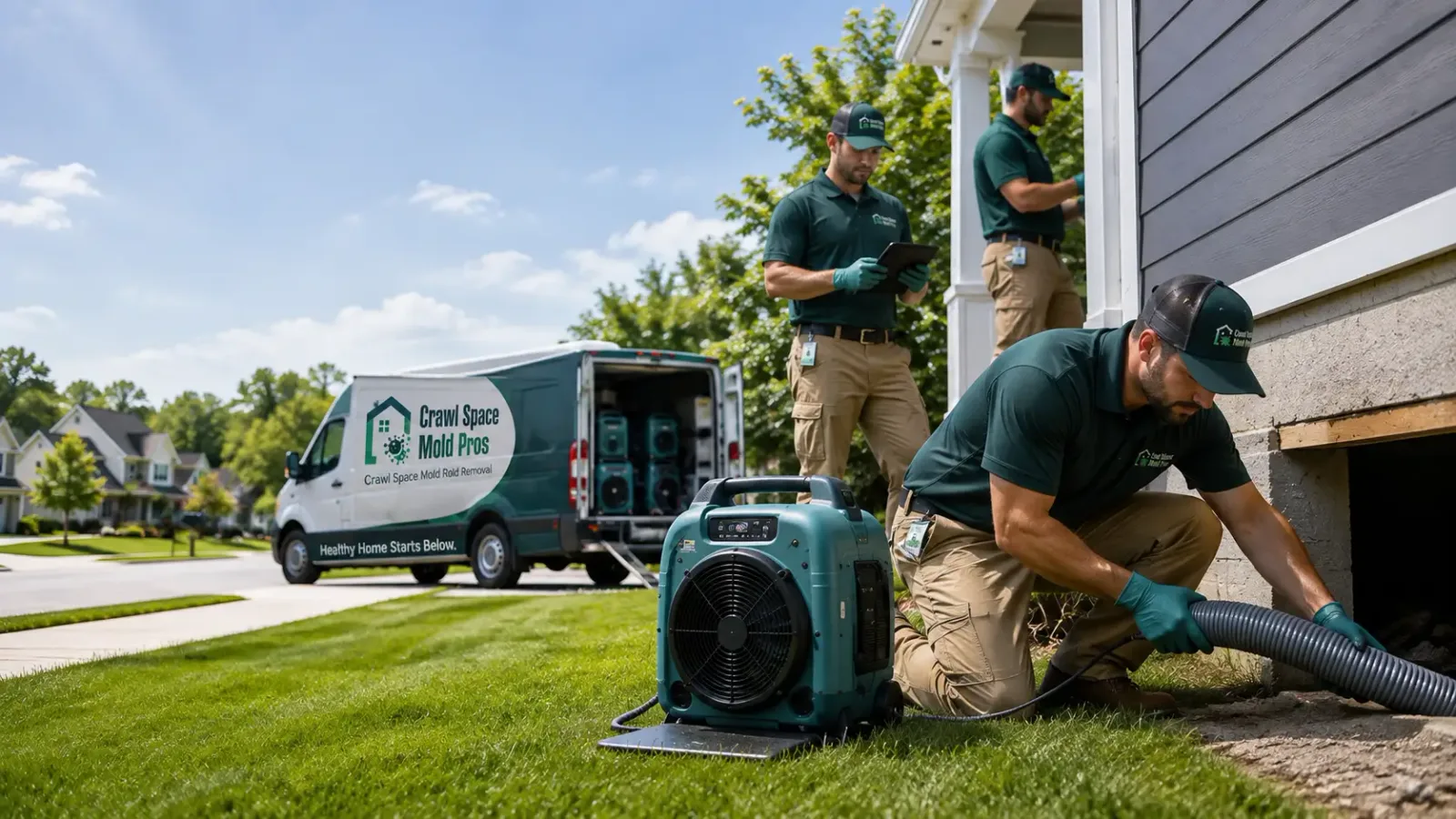 Crawl Space Mold Removal in Loraine, IL